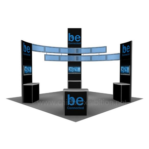 20X20 Innovative Messestand für Upmarket Mac Make-up-Anzeige
