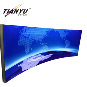 Geben Sie Tianyu Anzeige Innen- / Außenwerbung LED Stoff Textile Standlichttisch-Sign Frameless