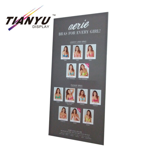 Tianyu-Innenausstellungs-Gewebe-Einzelhandel führte Leuchtkasten mit hängender Stange