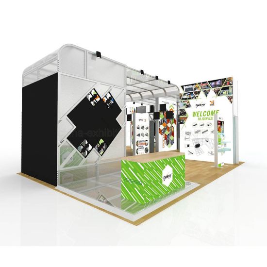 Aluminium Modular Display Stand Ausstellung Modular für Custom Trade Fair Stand Designer